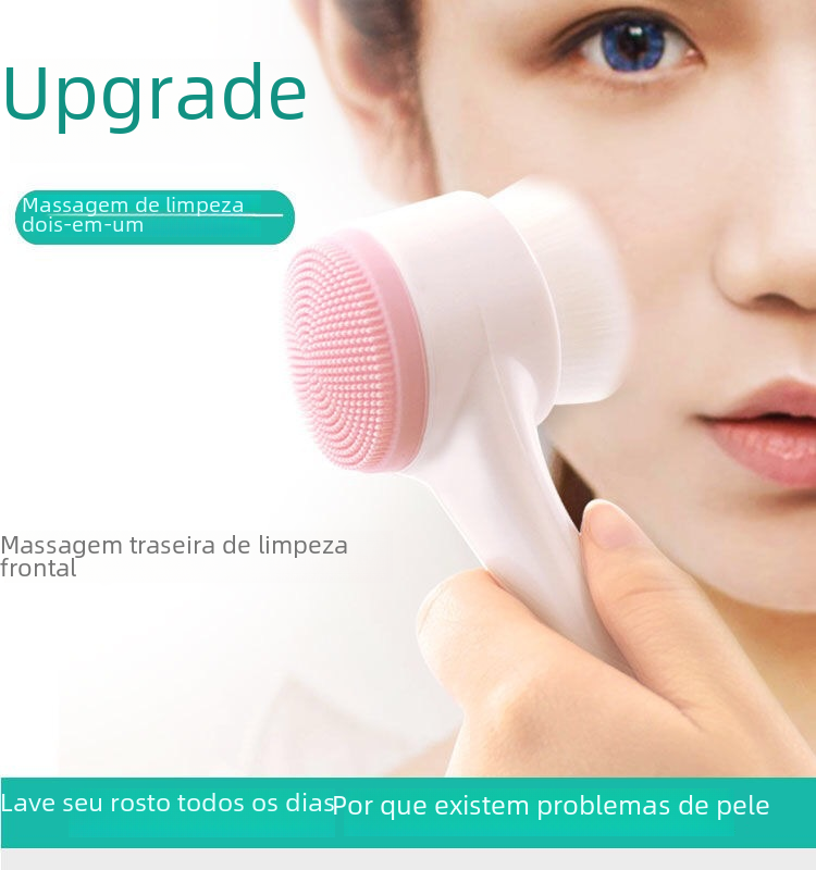Double-Sided Cleansing Brush