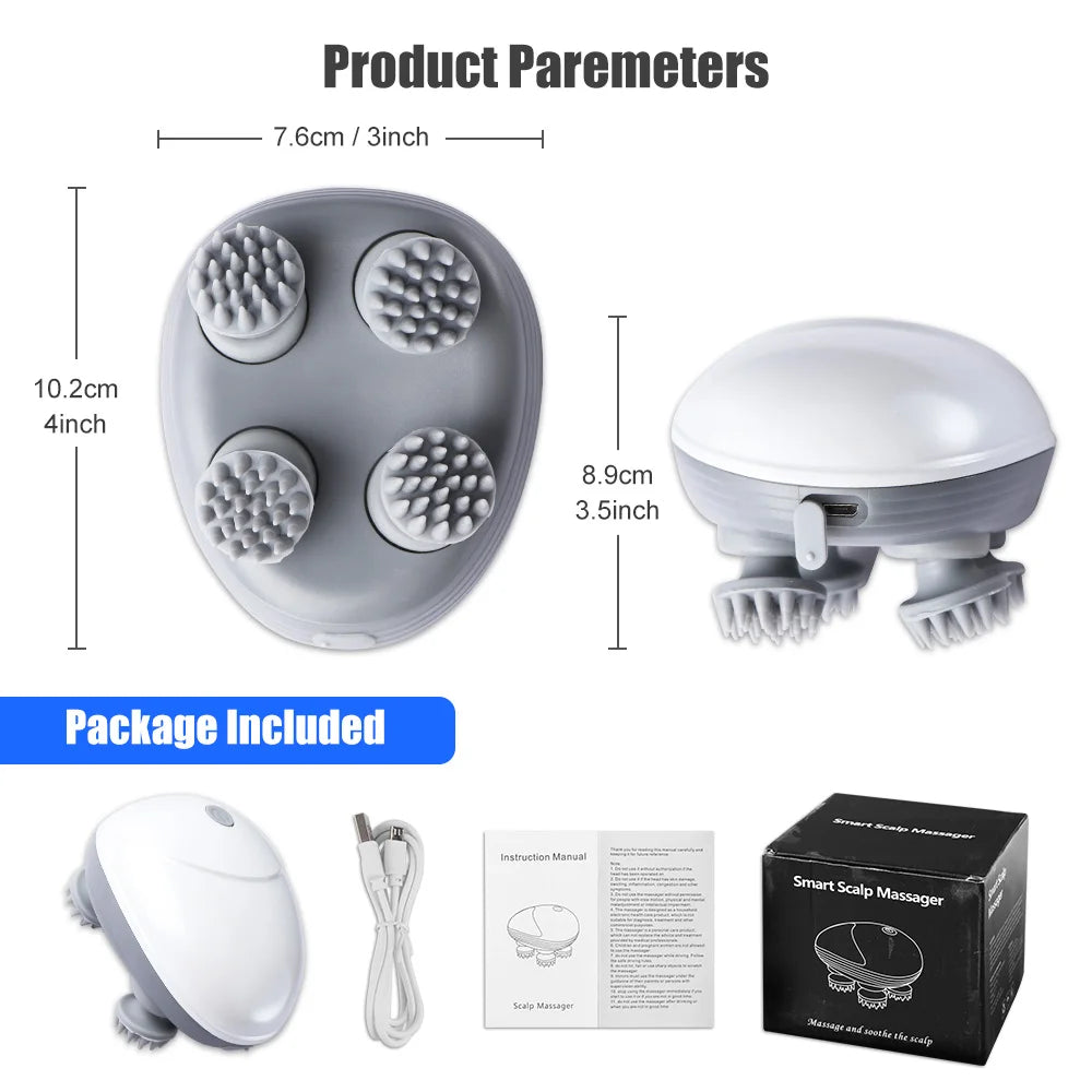 Kneading Scalp Massager